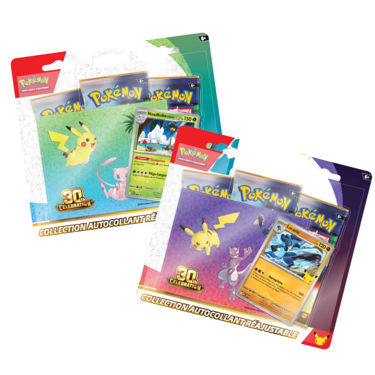 Tripack  Lucario/Noadkoko (Aléatoire)